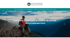 Desktop Screenshot of ecotoxbrasil.org.br
