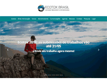 Tablet Screenshot of ecotoxbrasil.org.br